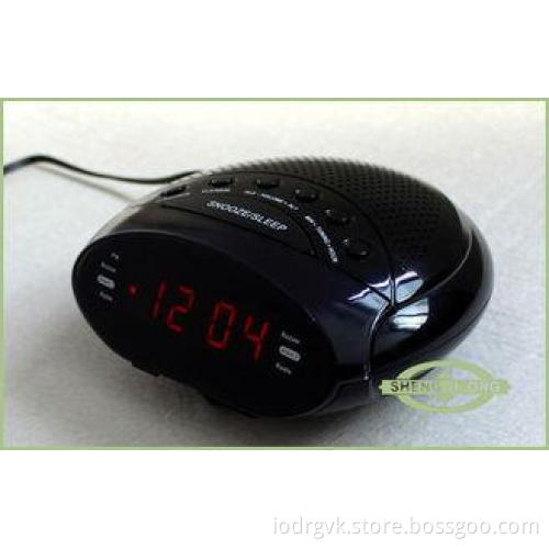 DC Tabletop Clock Radio With Built - in Speaker
